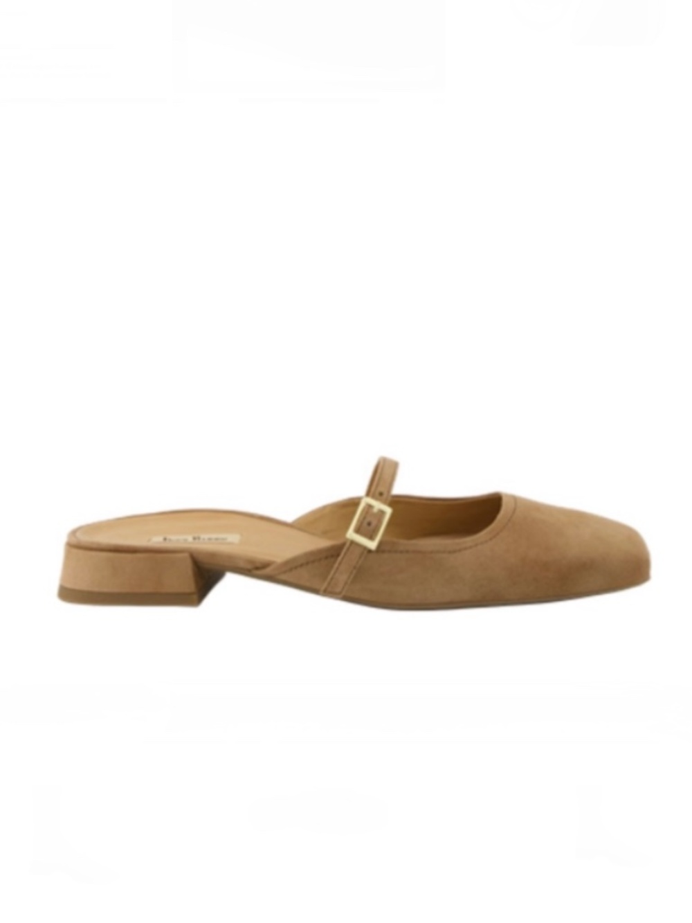 Slip-on mules. Toffee suede leather Women Us sizes